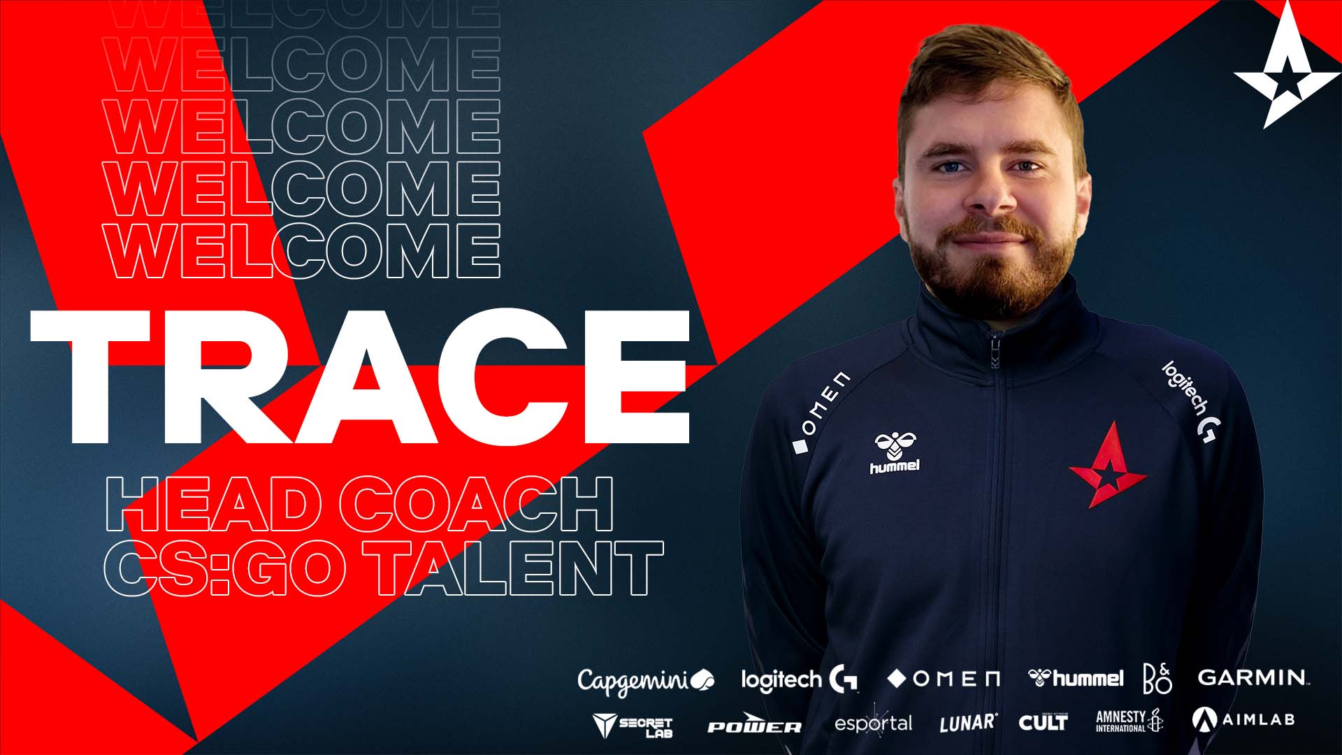 trace takes up Astralis' head coach role